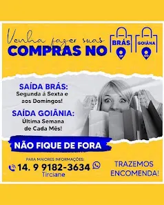 Foto 3 de Tirciane Excursões bate volta compras São Paulo